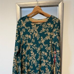 Floral Long Sleeve Top